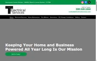 TElectrical Services website