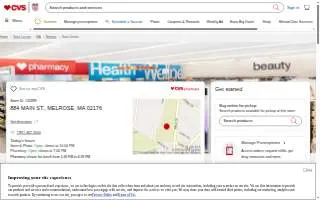 CVS of Melrose website