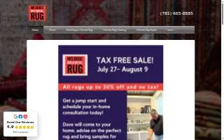 Melrose Oriental Rug website