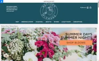 Methuen Flowers website