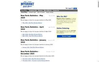 Mygrant Glass Co website