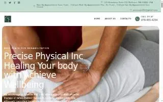 Precise Physical Therapy website