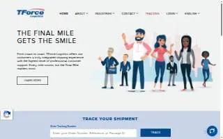 TForce Logistics Methuen MA website