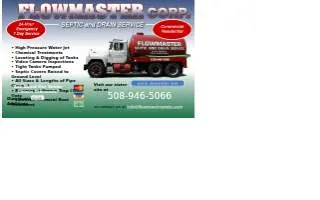Flowmaster Septic Services website