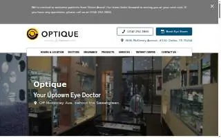 Optique Limited website