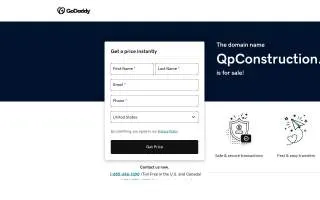 QP Construction Company Inc website