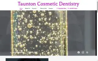 Taunton Cosmetic Dentistry of Middleborough website