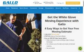Gallo Moving & Storage, LLC of Milford website
