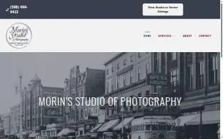 Morin’s Studio & Camera Shop website