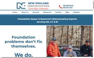 New England Foundation Crack Repair of Milford