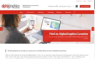 AlphaGraphics Boston Downtown website
