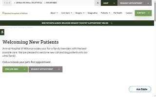 Animal Hospital Of Milton website