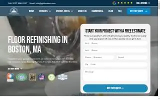 Garage Floor Coating of Boston website