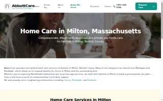 Home Care Milton MA website