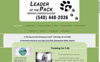 Leader of the Pack Dog Obedience Training