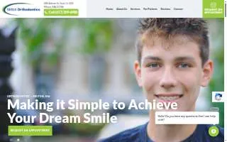 Milton Orthodontics website