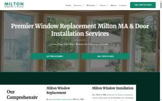 Milton Windows website