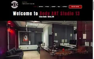 Body ART Studio 13 website