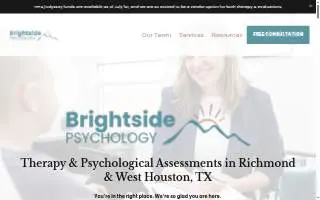 Bright Side Speech Therapy of Natick website