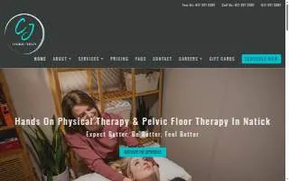 Claire Jackson Physical Therapy website