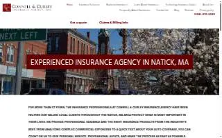 Connell & Curley Insurance Agency, Inc. website