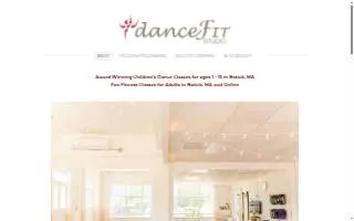 DanceFIT Studio website