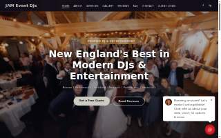 Jam Event DJs website