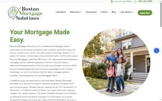 Boston Mortgage Solutions, LLC website