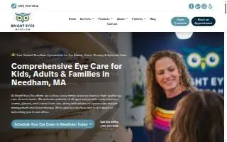 Bright Eyes Needham website