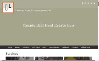 Canner Law & Associates, P.C. website