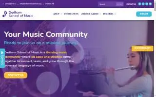 Dedham School of Music website