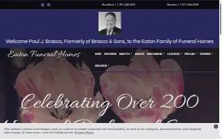 Eaton Funeral Home Inc website