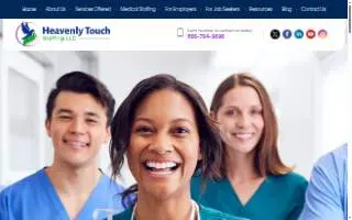 Heavenly Touch Staffing LLC website