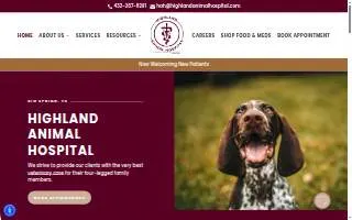 Highland Animal Hospital of Needham website