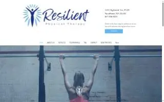 Resilient Physical Therapy and Wellness website