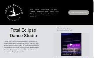Total Eclipse Dance Studio website