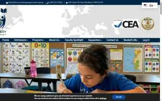 Discovery Language Academy website