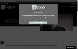 Folco Jewelers website