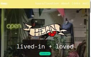 Hewn