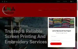 I.N.I. Screen Printing website