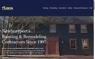Albion Contracting website