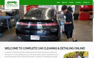 Complete Car Cleaning website
