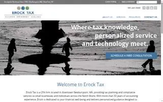 Erock Tax website