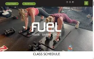 Fuel Training Studio website