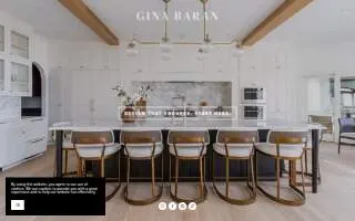 Gina Baran Interiors + Design website