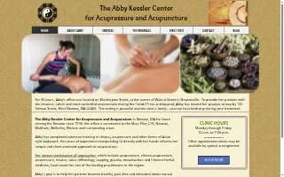 Abby Kessler Center-Acupressure website