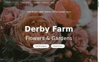 Derby Farm Flowers & Gardens at Piccadilly Square website