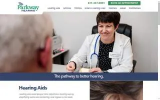 Parkway Hearing of Newton website