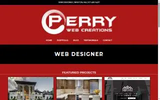 Perry Web Creations of Newton website