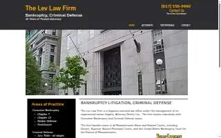 The Lev Law Firm of Watertown website